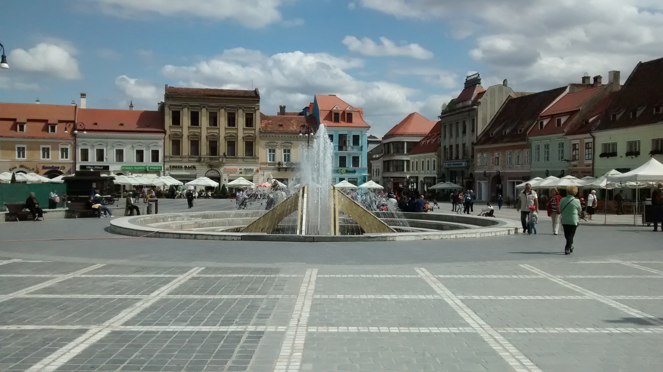The town square in Brasov